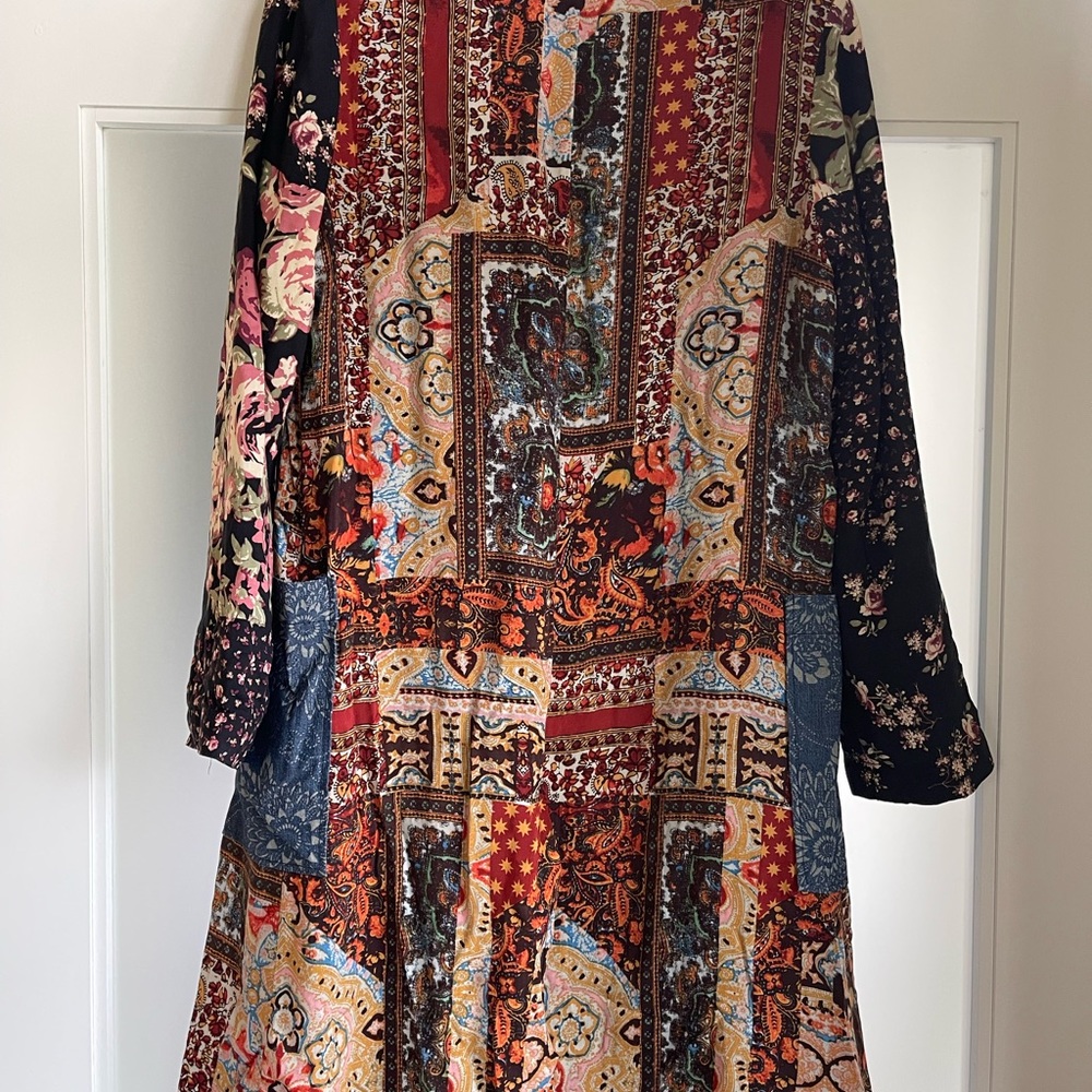 Patchwork Floral Women's Jacket - Picture 7 of 8